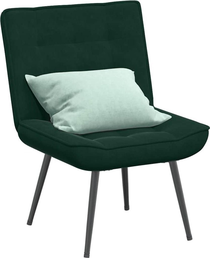 vidaXL Relaxsessel Dunkelgrün 64x74x84 cm Samt Produktbild 