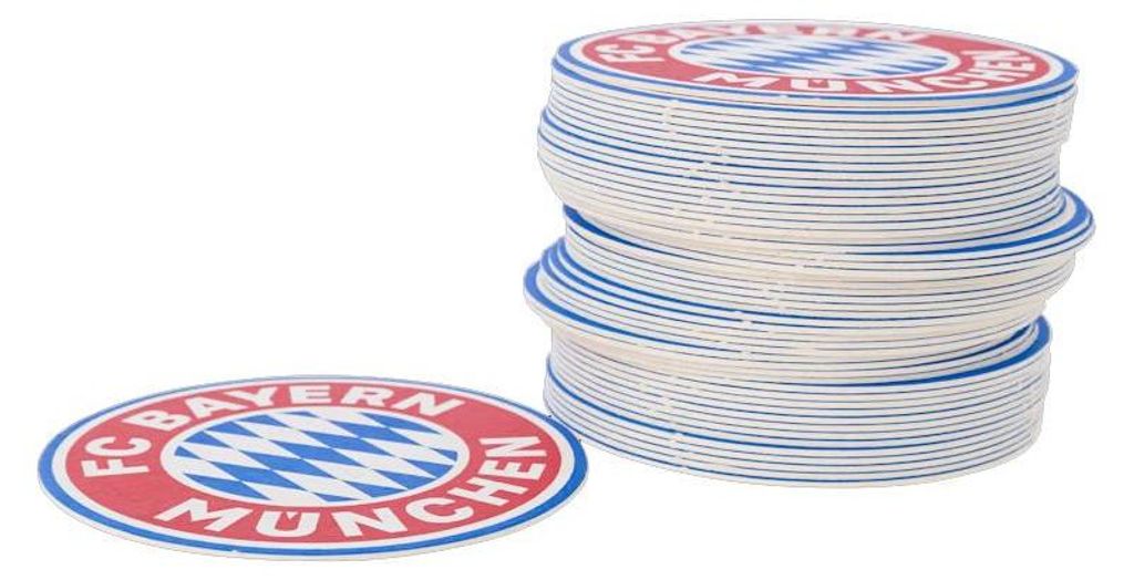 FC Bayern 21667 Tappetino per birra Emblema FC Bayern - 50 Immagine del prodotto 
