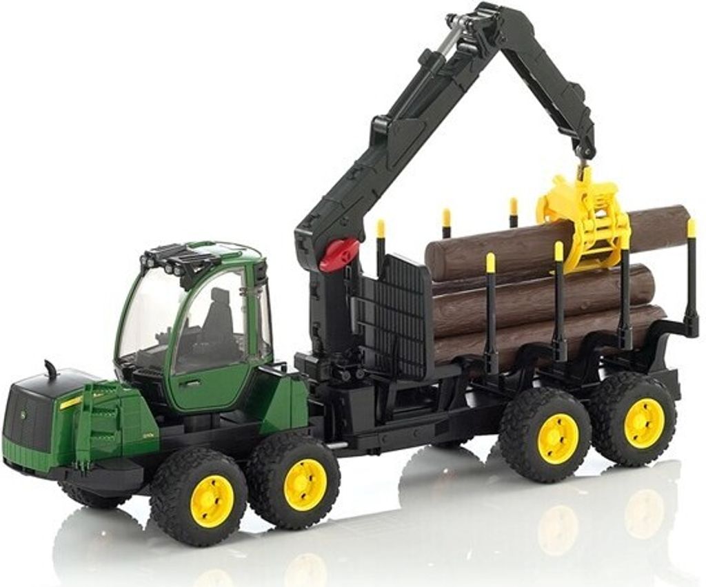 Bruder 02133 - John Deere 1210E bagr s drapákem na dřevo, Obrázek produktu 24