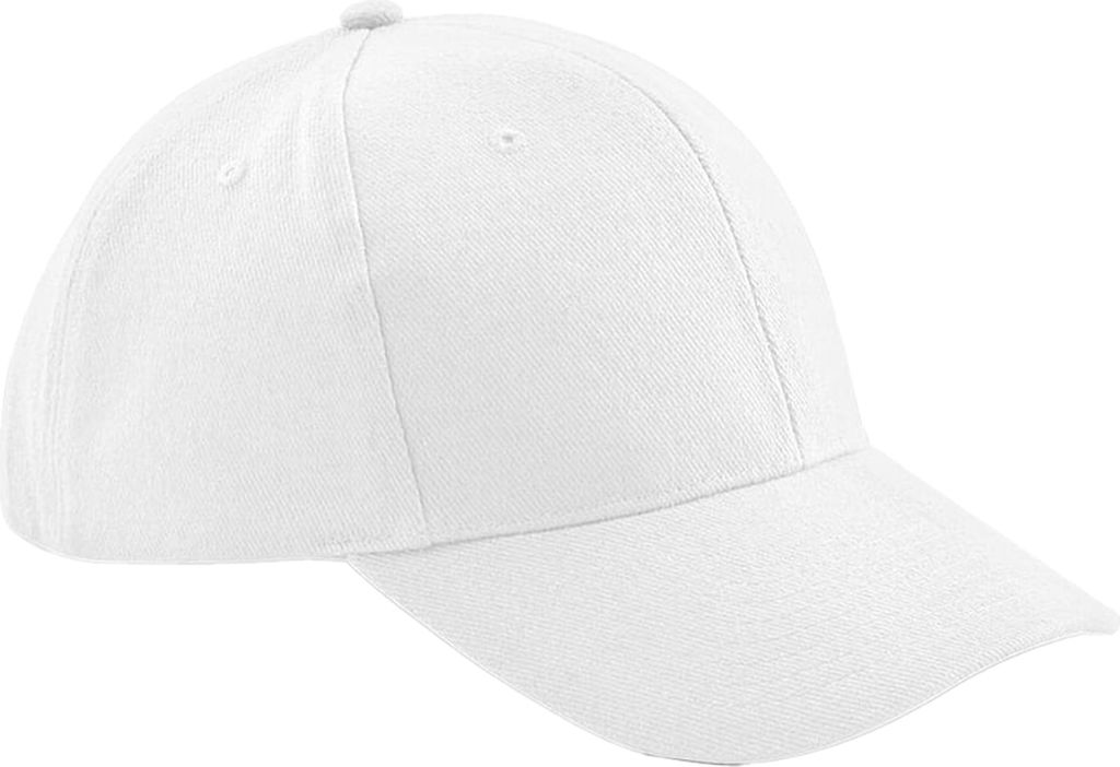 Beechfield Uni Baseballkappe Pro-Style RW213 (Einheitsgröße) (Weiß)