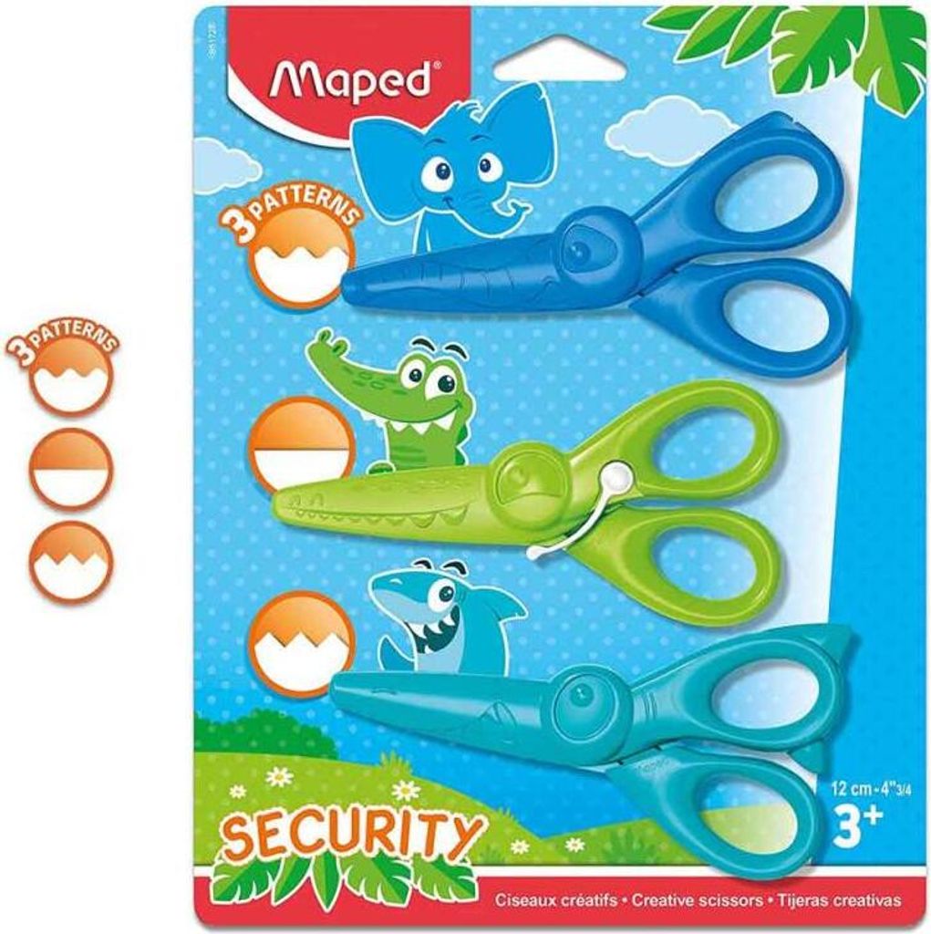 Set de 3 ciseaux cranteurs KIDICRAFT Maped Image du produit 