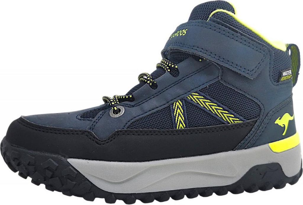 KangaRoos Kinderschuhe Burschen Winterstiefel Klettschuh Blau Freizeit, Schuhgröße:35 EU