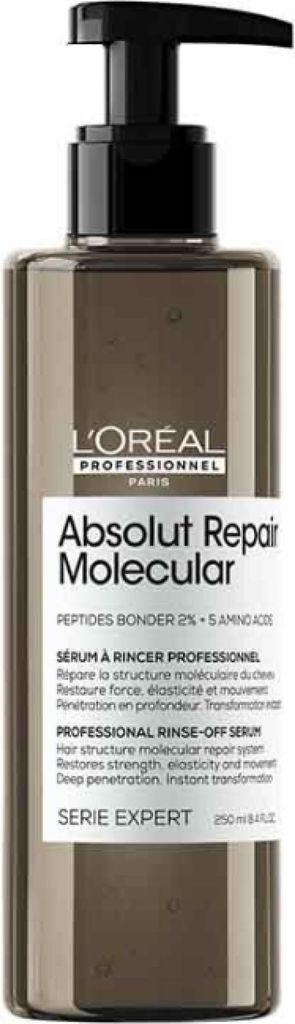 L ́Oréal Professionnel Série Expert Absolut Repair Molecular Professional Rinse-Off Serum das erneuernde Serum für geschädigtes Haar 250 ml