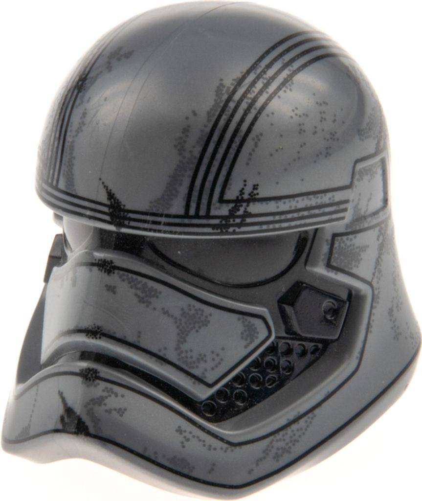1x Lego Large Figure Kopf Star Wars Captain Phasma flat Produktbild 