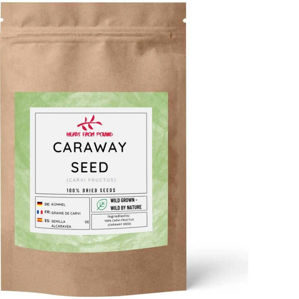 Herbs from Poland Kümmelsamen – Unterstützt Verdauung & Magenkomfort, Entkrampfend & Aromatisch, 100% Natürlich – 200g