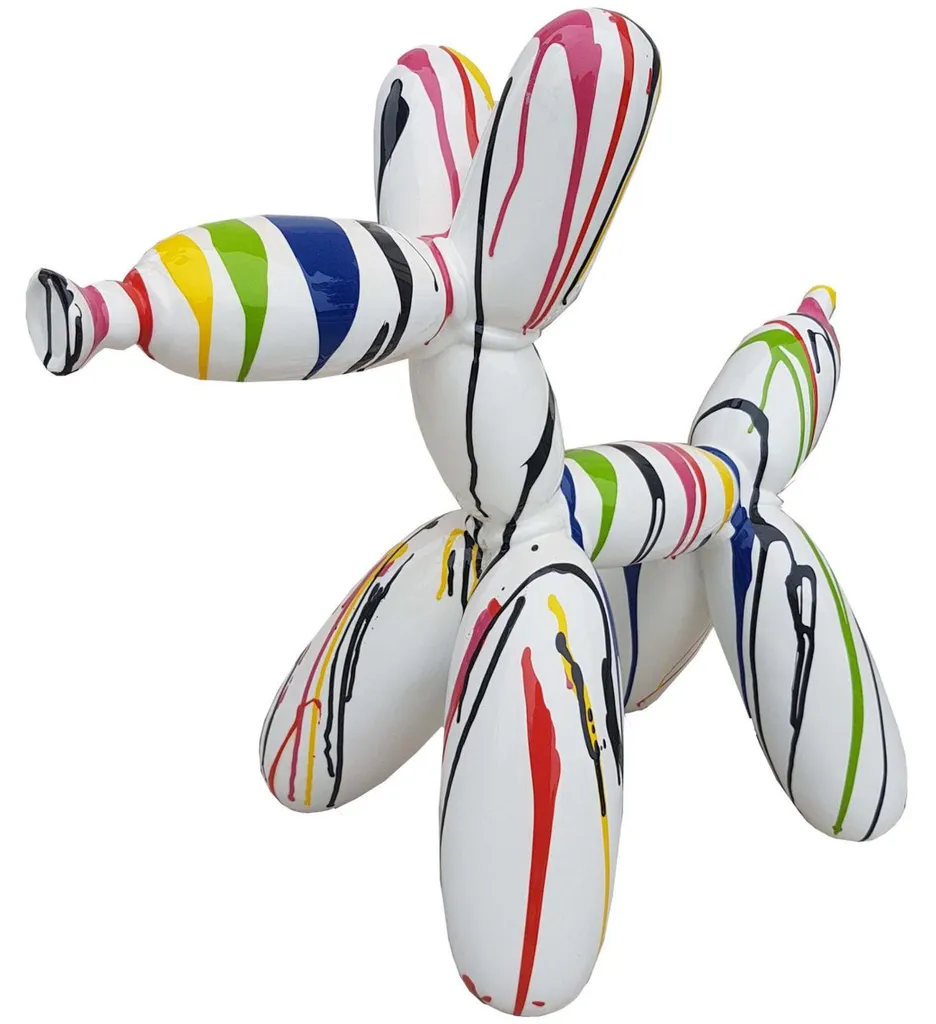 Sculpture Chien Moderne 57cm - Figurine Décorative pour Maison et Jardin