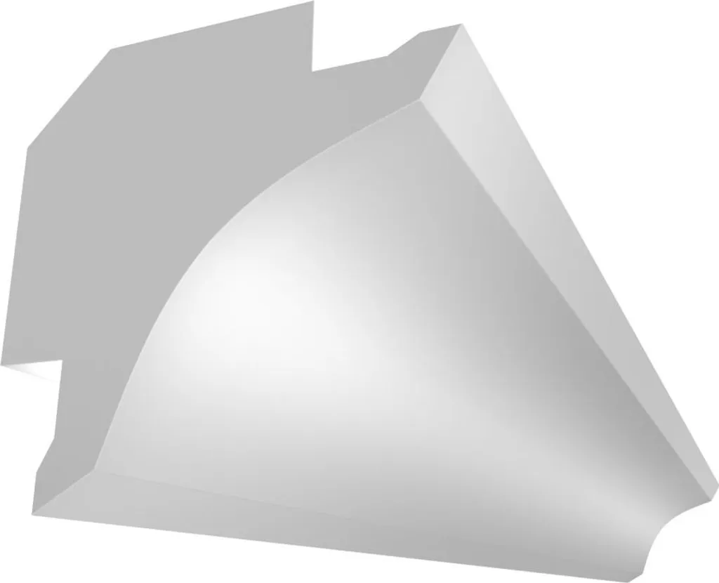 Décoration Murale avec Éclairage Indirect LED - Profilé Stuc 2m LS7C - 2