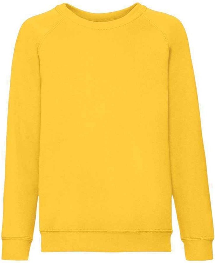 Fruit of the Loom - Sweatshirt für Kinder Raglanärmel PC4730 (116) (Sonenblumen-Gelb)