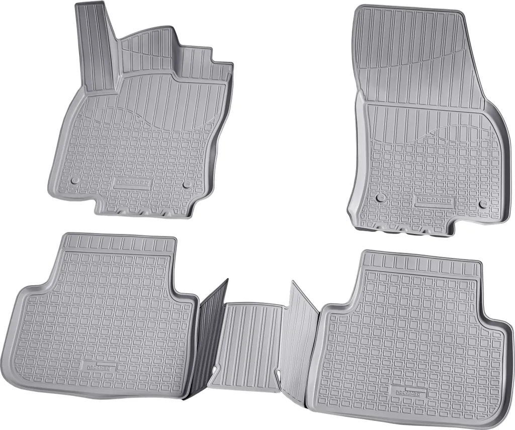 Set Tappeti 3D Grigio Volkswagen Tiguan II 2016-2024 Su Misura