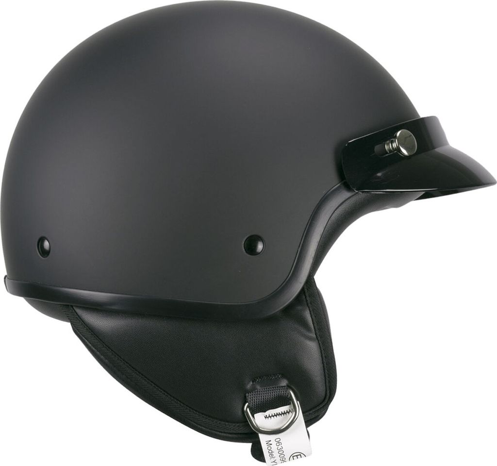 Demi Jet Helm SKA-P 1FHA SMART MONO Matt-Schwarz größe XL