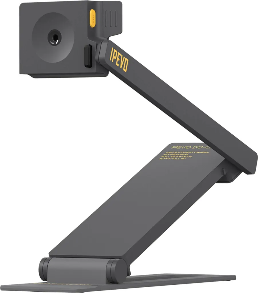 IPEVO DO-CAM Grey USB Visualiseur Portable 8MP pour Présentation Pro - 2