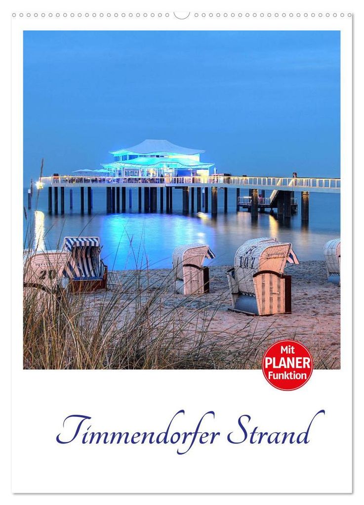 Timmendorfer Strand (Wandkalender 2027 DIN A2 hoch), CALVENDO Monatskalender