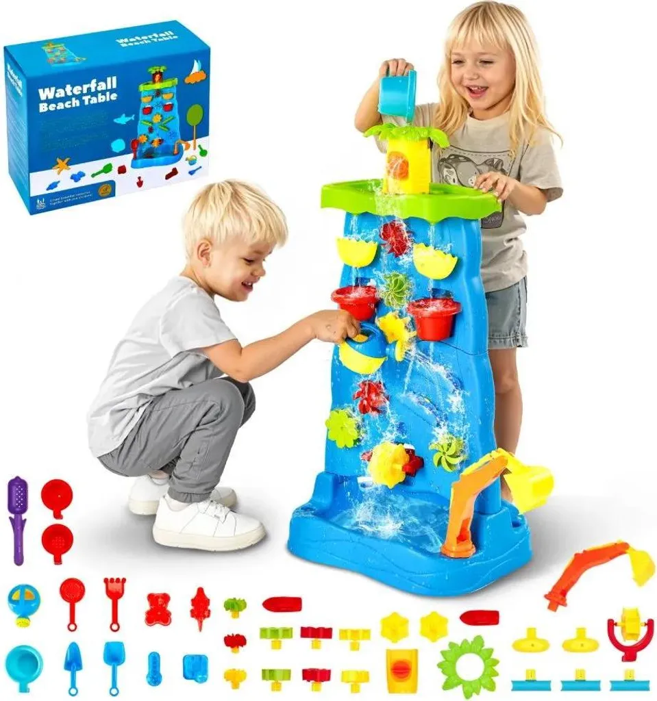 Tavolo Gioco da Giardino per Nipotini - Sabbia e Acqua 37 Pezzi