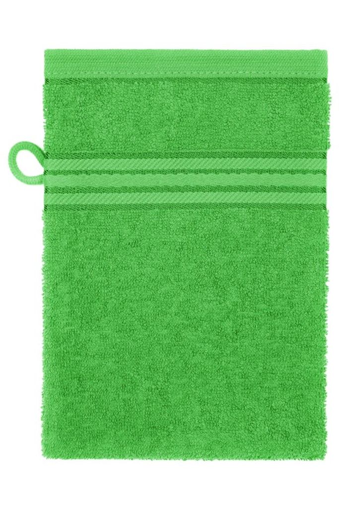 Flannel Waschlappen in vielen Farben lime-green, Gr. one size