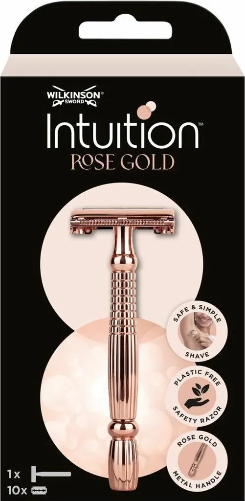 Rasoir Intuition Rose Gold Deluxe Wilkinson Sword Finition Métallique