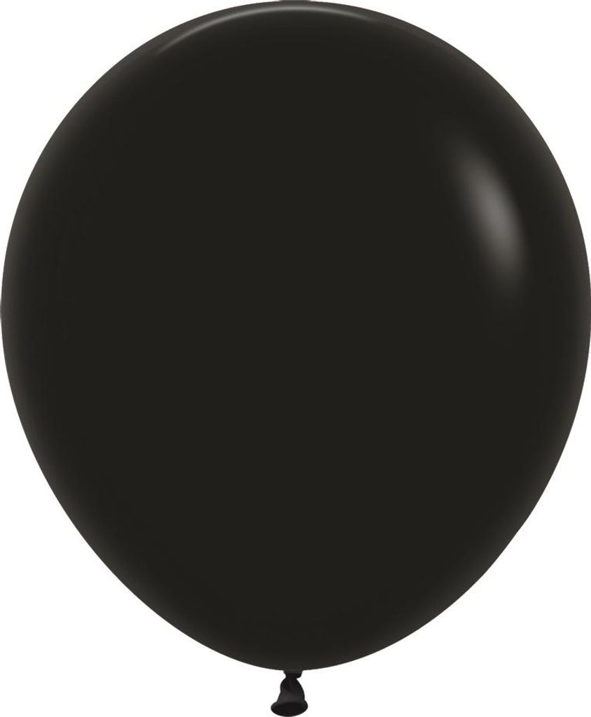 Sempertex Latexballons, Schwarz, 45cm, 25 Stk.