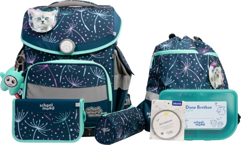School Mood Schulranzenset 7-tlg. Timeless Pro Lina Produktbild