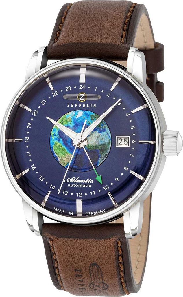 Zeppelin 8468-3 Atlatnic Automatic GMT pánské hodinky 43mm Obrázek produktu 