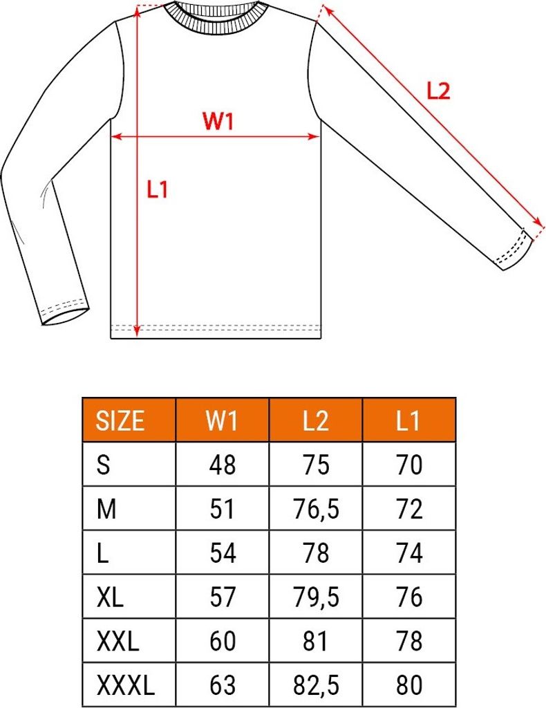 NEO TOOLS Herren Langarmshirt, Rundhalsausschnitt, lang, Produktbild 2