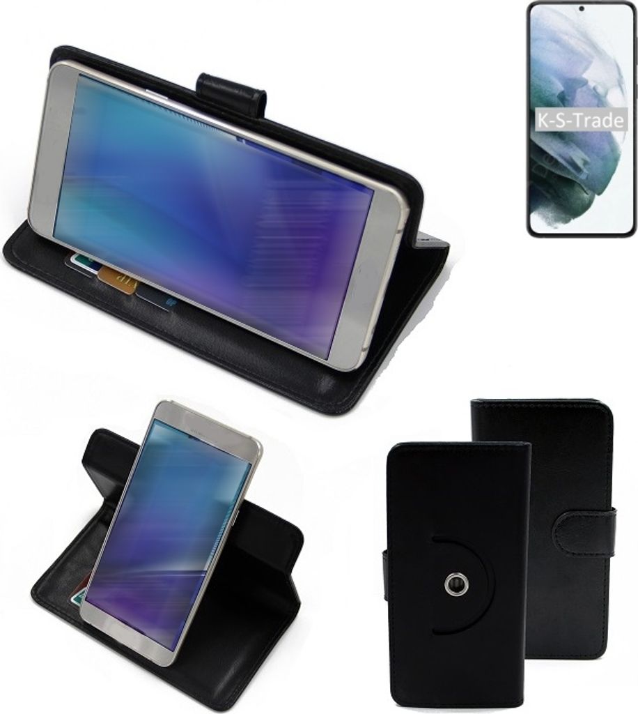 K-S-Trade Case Schutzhülle Handyhülle kompatibel mit Samsung Galaxy S21+ 5G Exynos Flipcase Smartphone Cover Handy Schutz Tasche Klapphülle