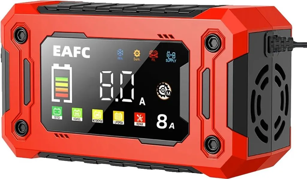 Chargeur de Batterie 8A Haute Précision - Réparation par Impulsions