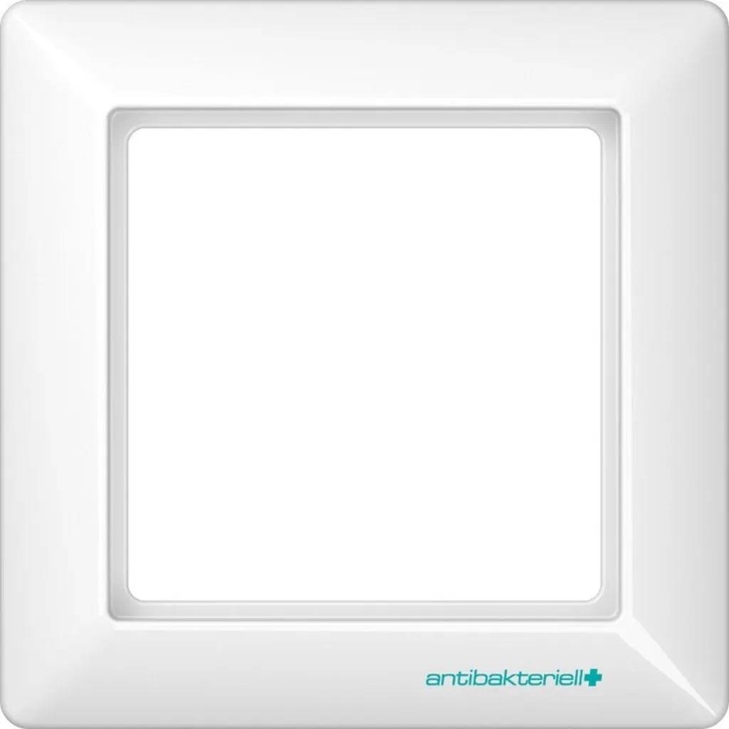Cadre simple Jung ABAS 581 WW Blanc pour corriger vos finitions murales