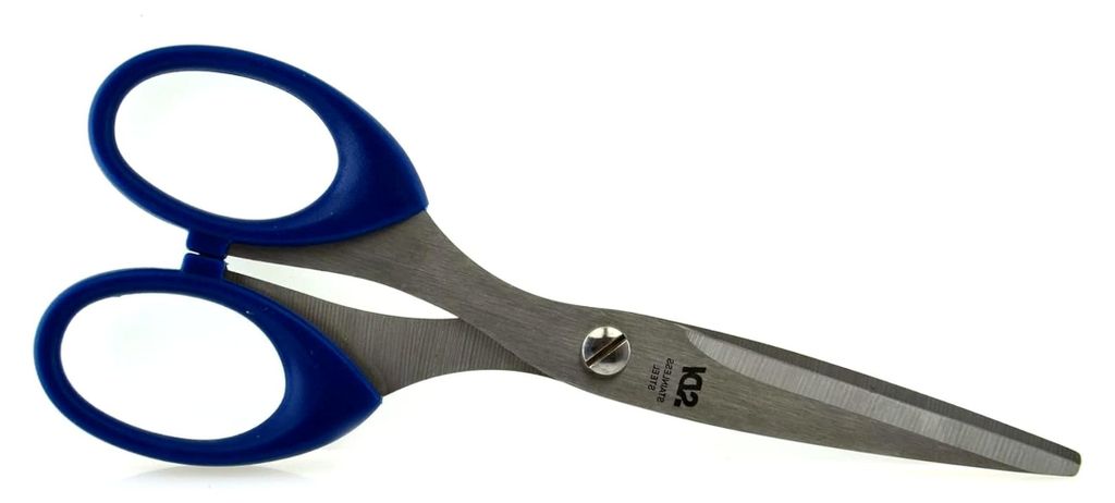 Büroschere aus Edelstahl und Kunststoff, für Links- und Rechtshänder, ergonomisch mit abgerundeten Spitzen, 3 Größen und 3 Farben, 3 Stück, 1...