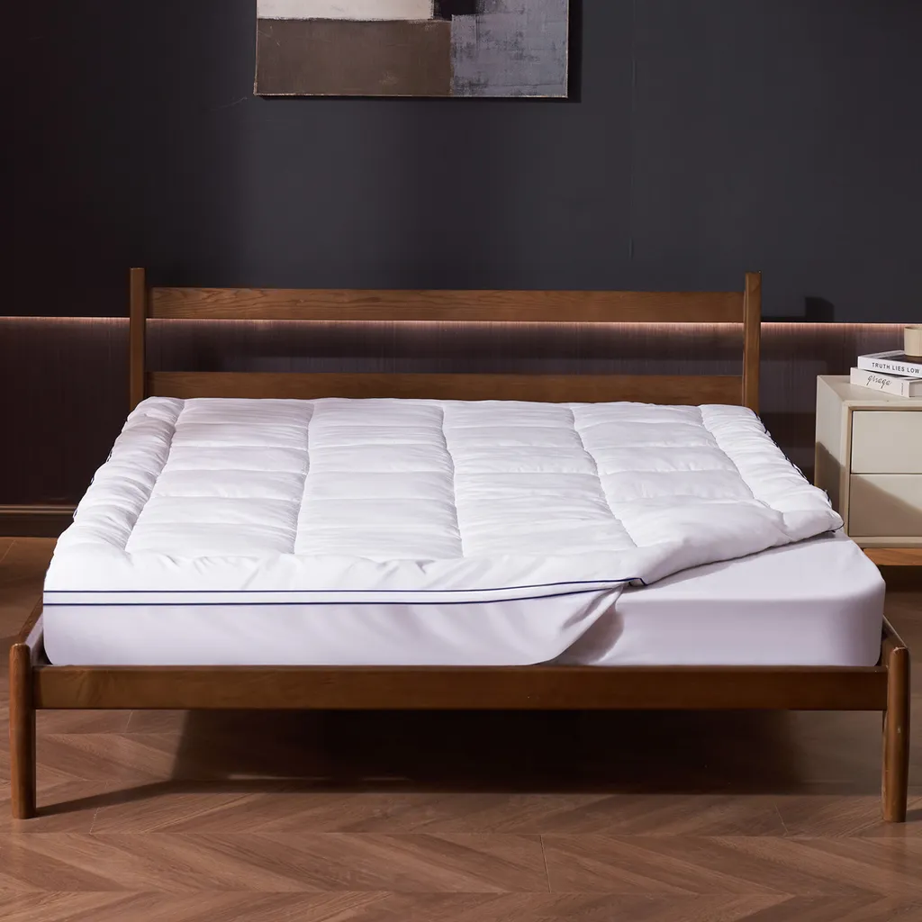 VEVOR Surmatelas Queen Size 150x200cm Épaisseur 25mm en Fibres Douces
