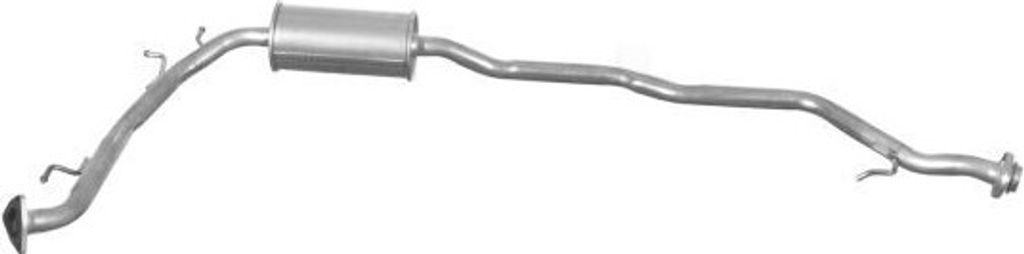 IMASAF 41.43.06 Mittelschalldämpfer Schalldämpfer für HONDA Jazz II Schrägheck (GD, GE3, GE2)
