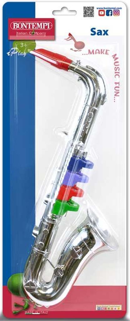 Bontempi Saxophon Spielzeug Musikinstrument für Kinder Produktbild 