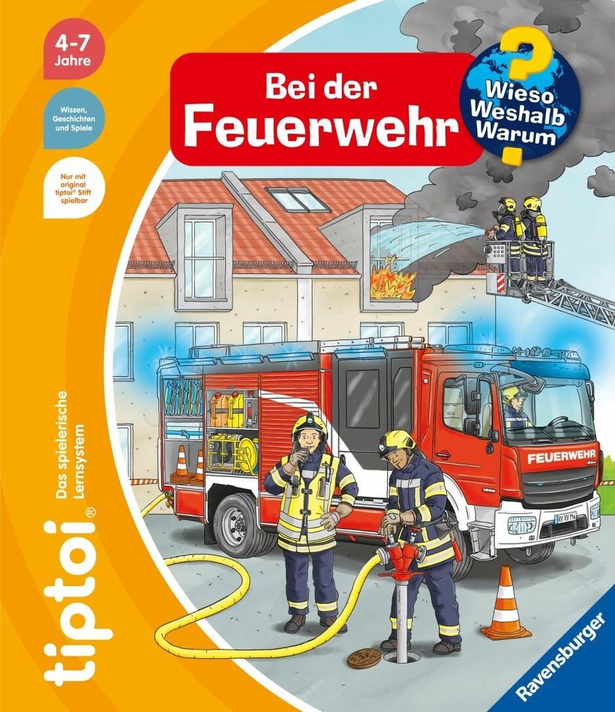 tiptoi® Wieso? Weshalb? Warum? Bei der Feuerwehr Produktbild 