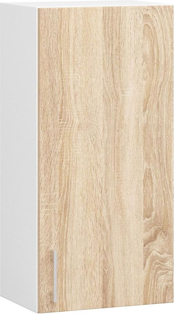 Akord Küchenhängeschrank Lima Weiß/Sonoma-Eiche 40X31X72 Cm