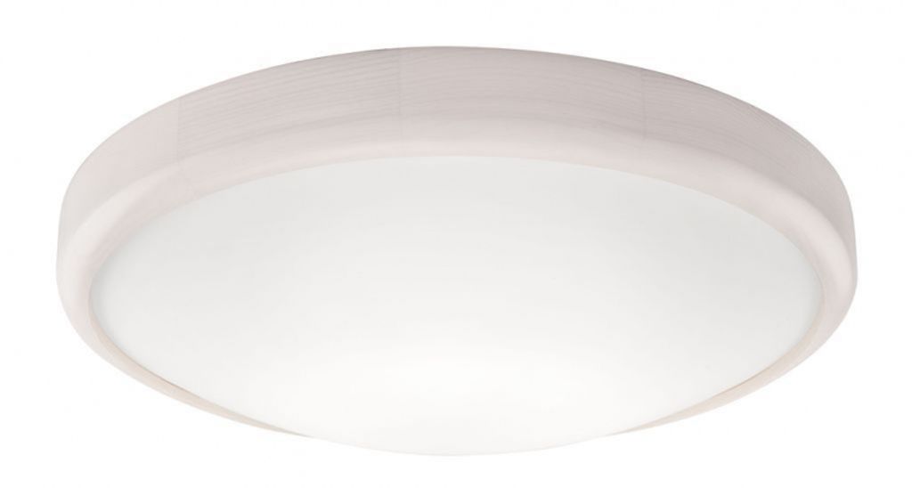 Deckenleuchte WEIß E27 Ø37cm H:8cm dimmbar