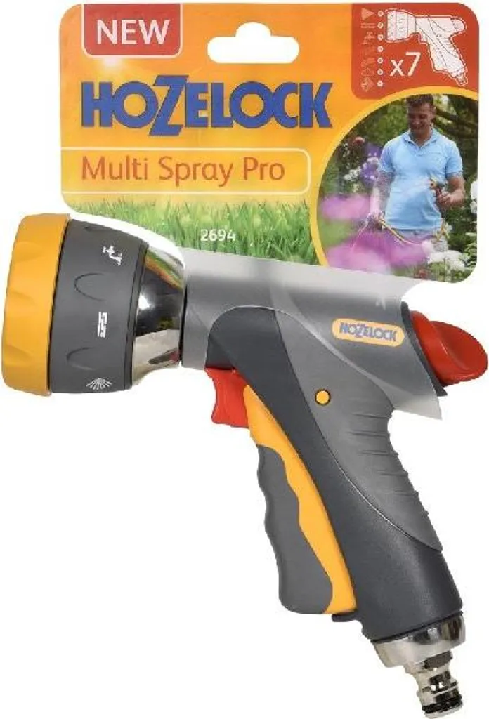 Pistolet multijets en métal avec 8 modes de pulvérisation réglables