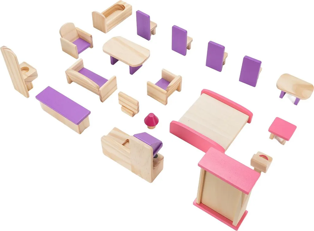 Meubles de Maison de Poupées pour Éveil Créatif des Jeunes Enfants
