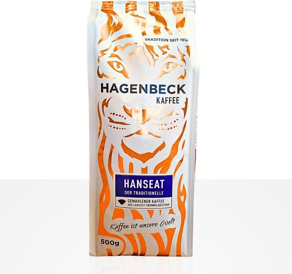 Hagenbeck Hanseat 5 x 500g gemahlener Kaffee Filterkaffee
