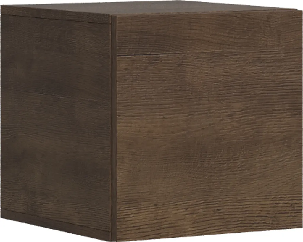 Meuble suspendu gain de place L40 Noyer pour salon et bureau chic
