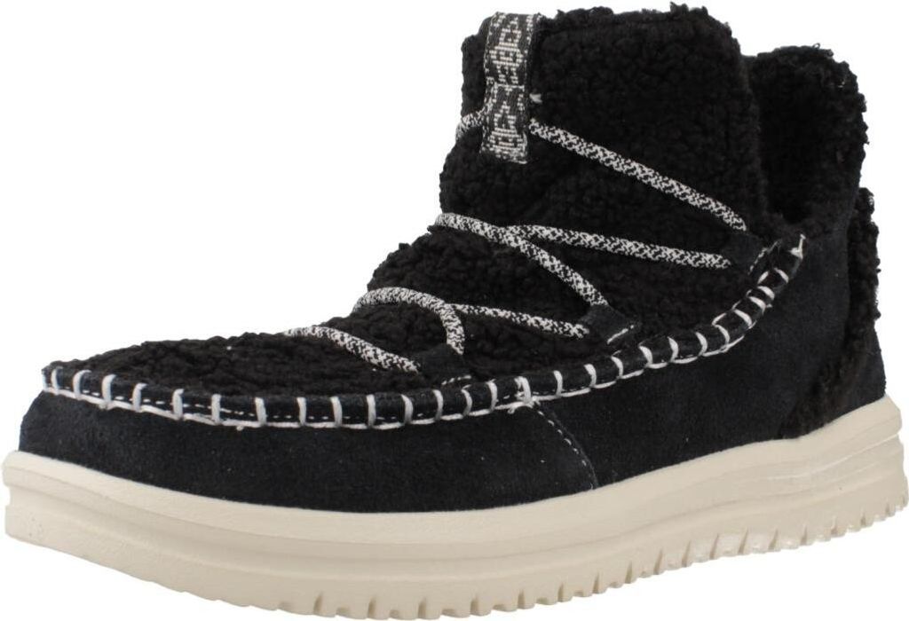 HEY DUDE CAMDEN SUEDE COZY Schwarz