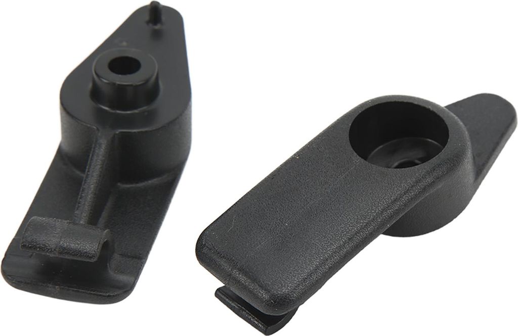 Paar Auto-Sonnenblenden-Clip-Halterung, Schwarz, 10411051, Ersatz für Corvette C5 1997–2004