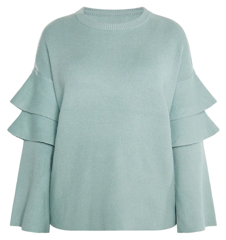 RISA damen strickjacke - minze, XL/XXL