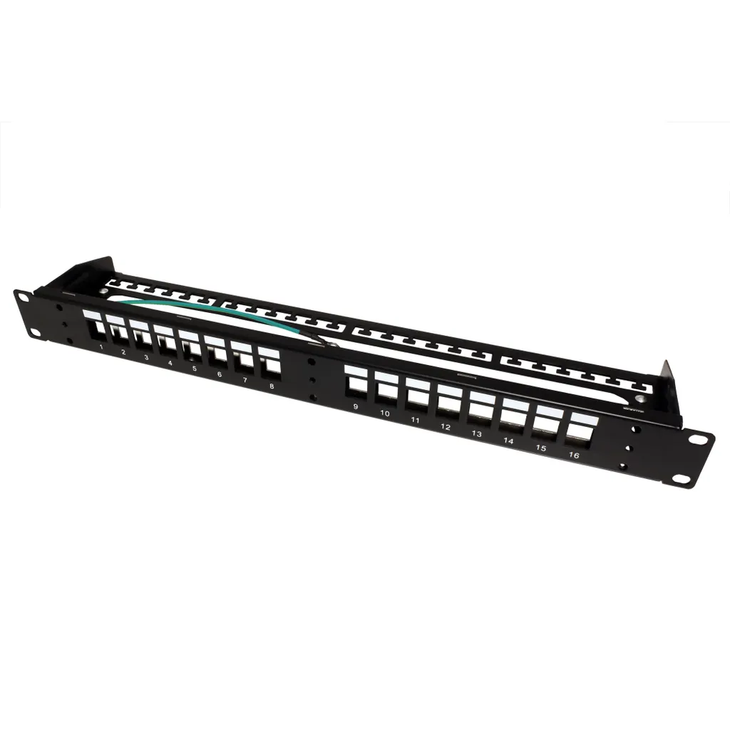Support Modulaire Keystone 16 Ports ROLINE Blindé Noir 26.11.0363 - 3