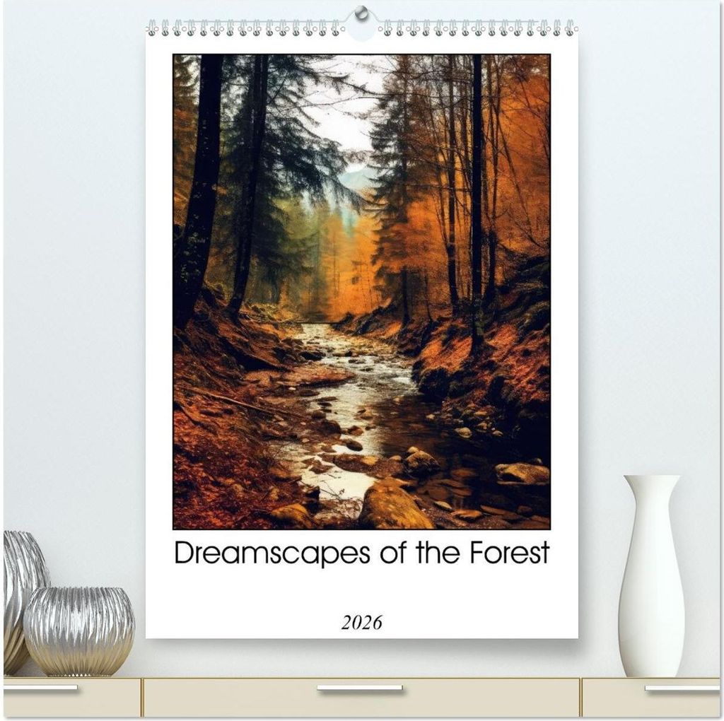 Dreamscapes of the Forest (High Quality Premium Wall Calendar 2026 DIN A2 portrait),CALVENDO 12 Month Wall Calendar