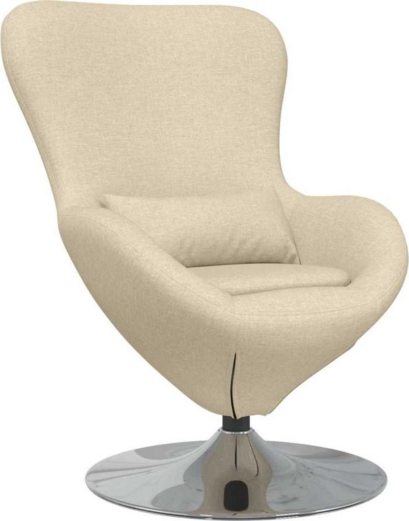 Best Möbel Eiersessel Creme 63x73x90 cm Stoff - Fernseh- & Relaxsessel A42002742