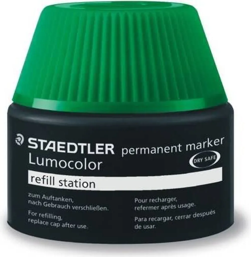 Ricarica Staedtler 488 50-5 Verde per Pennarelli Permanenti 30ml