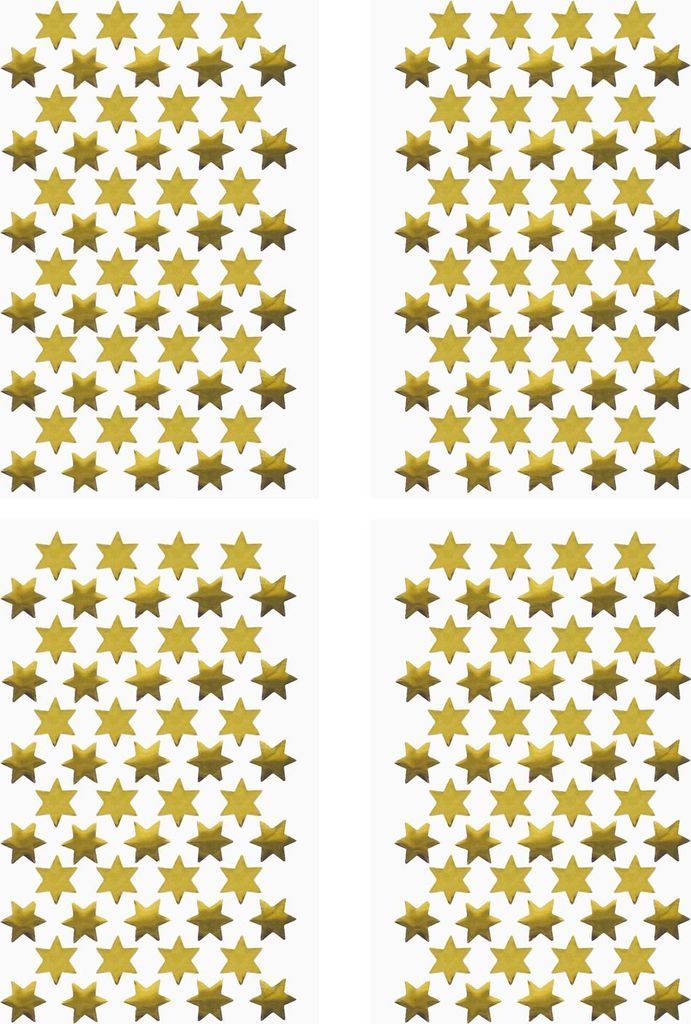 Oblique Unique 216 Sterne Sticker Stern Aufkleber für Produktbild 