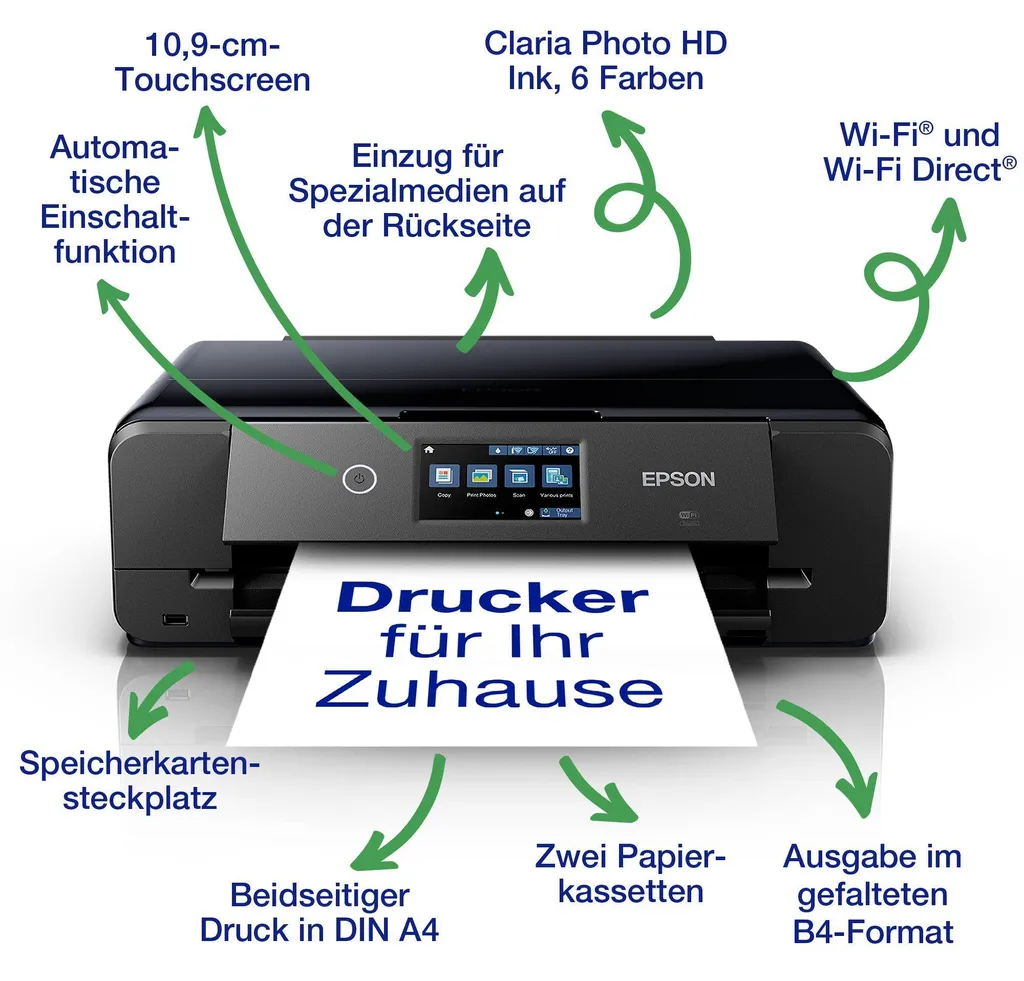 Epson XP-980 Expression Photo 6 Couleurs WiFi Impression Format A3