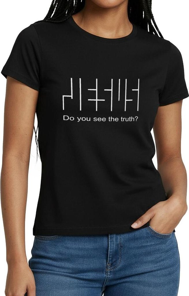 Spreadshirt Jesus Glaube Christlich Do You See The Truth Frauen T-Shirt, XXL, Schwarz