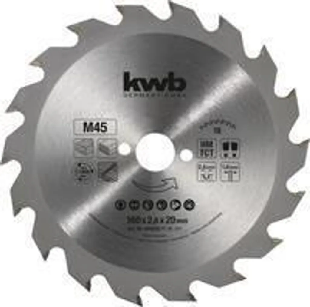 Lame de scie 216 x 30 mm kwb 588255 pour stopper les éclats de bois