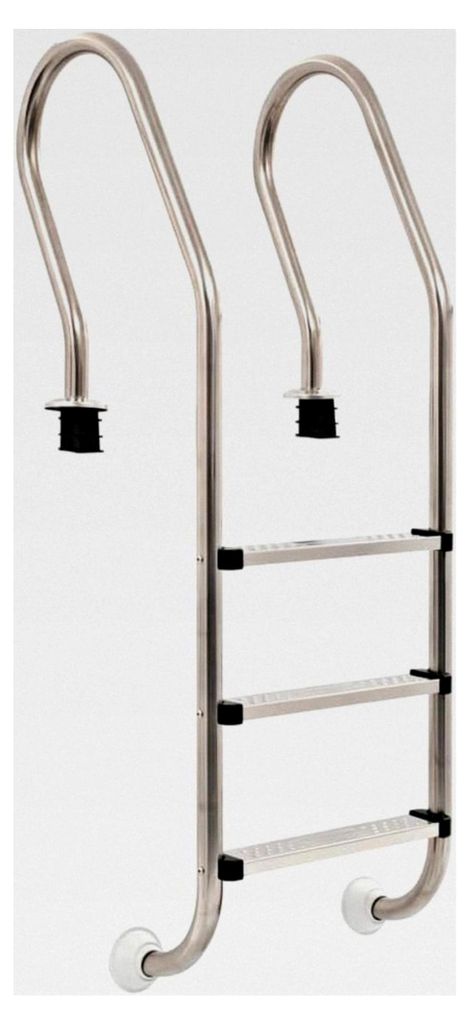 Poolleiter 3 Stufen 120 cm Edelstahl 304