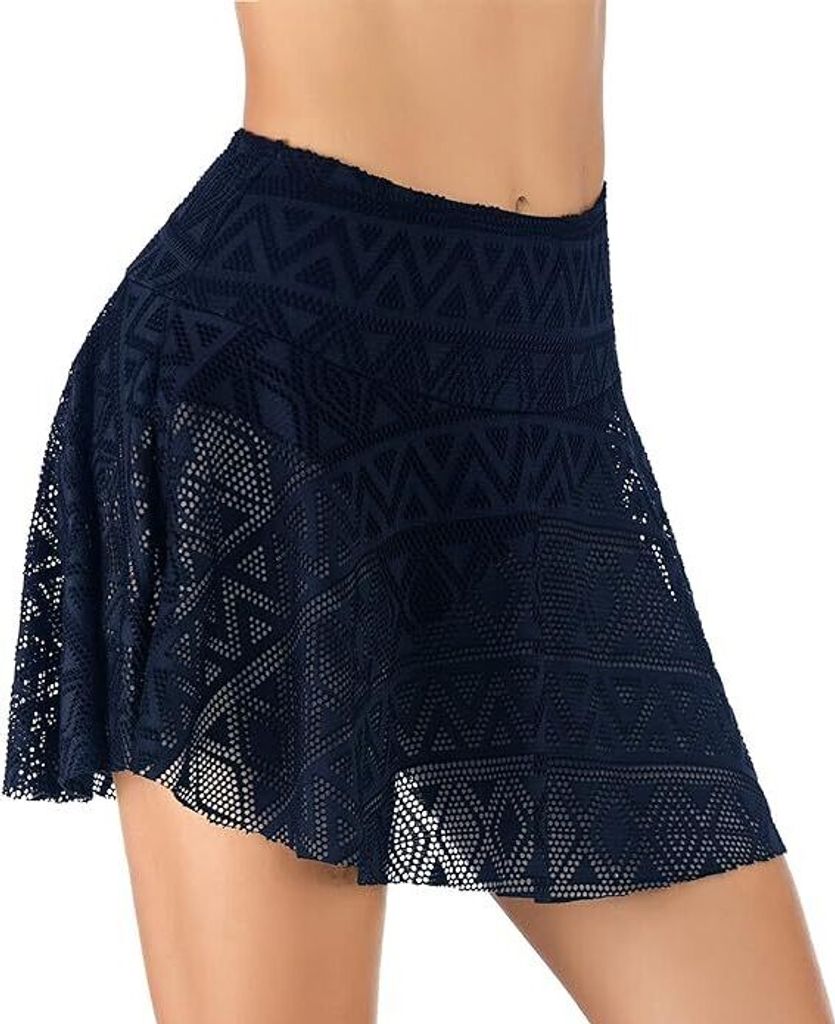 Damen Tankini Unterteile Sportliche Strandshorts mit Schlitz Damen Badehosen Mädchen Strandshorts